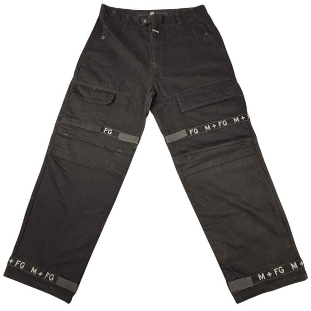 VTG Marithe Francois Girbaud New Letter Shuttle Jeans Blk Grey Mens 42M NWT
